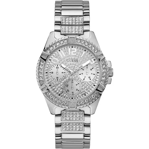 Frontier Women's Watch with Date Function , female, Sizes: ONE SIZE - Guess - Modalova