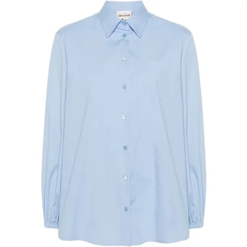 Oxford Jaime Shirt , female, Sizes: S, XS, 2XS - Semicouture - Modalova