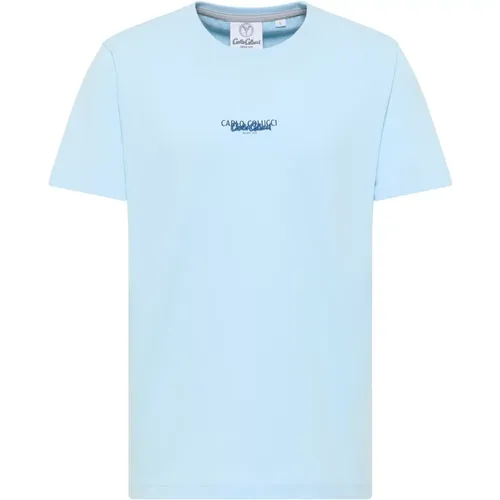 Casual Basic Line T-Shirt , Herren, Größe: 3XL - carlo colucci - Modalova