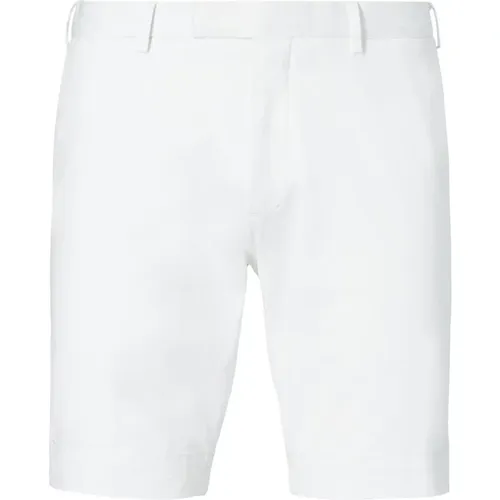 Weiße Chino Flat Shorts , Herren, Größe: W38 - Ralph Lauren - Modalova