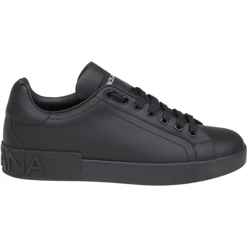 Portofino Sneakers , male, Sizes: 9 1/2 UK - Dolce & Gabbana - Modalova