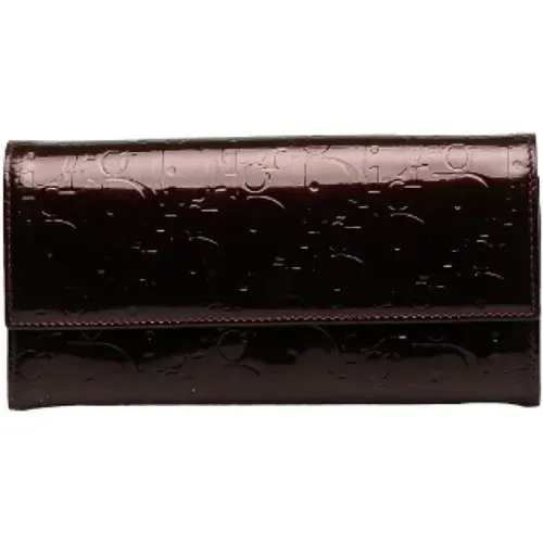 Pre-owned Leather wallets , female, Sizes: ONE SIZE - Dior Vintage - Modalova