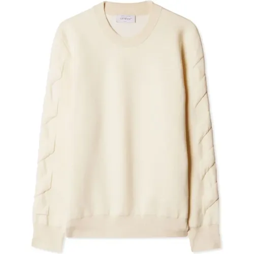 Off , Off Sweaters , male, Sizes: S, L - Off White - Modalova