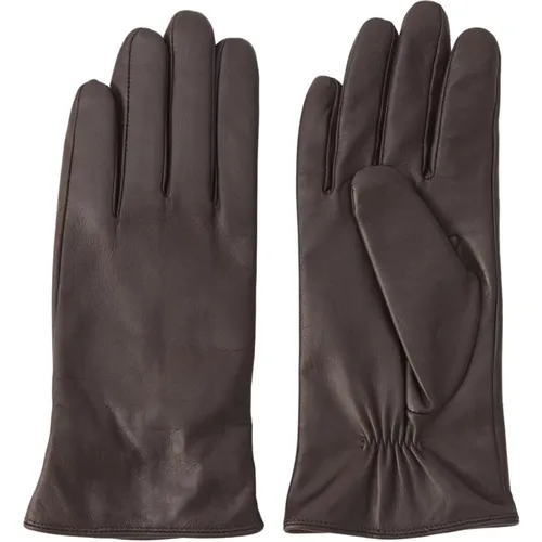 Warm and Stylish Leather Gloves , female, Sizes: 7 1/2 IN, 8 IN, 7 IN - Part Two - Modalova