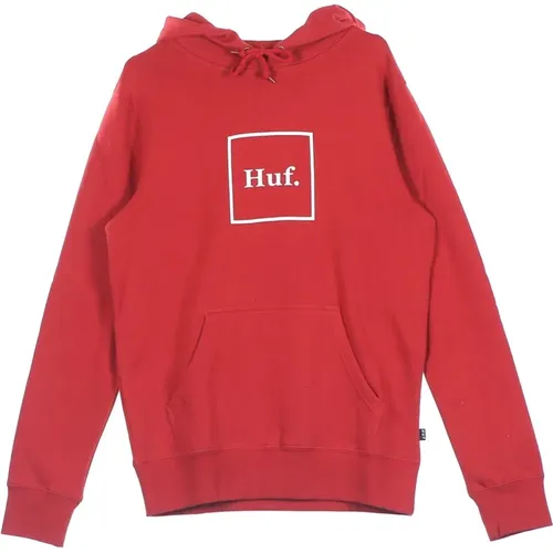 Roter Box Logo Kapuzenpullover HUF - HUF - Modalova