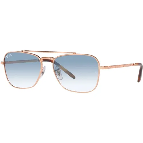 NEW Caravan Sunglasses Pink Gold/Blue Shaded,Gold/Light Shaded Sunglasses - Ray-Ban - Modalova
