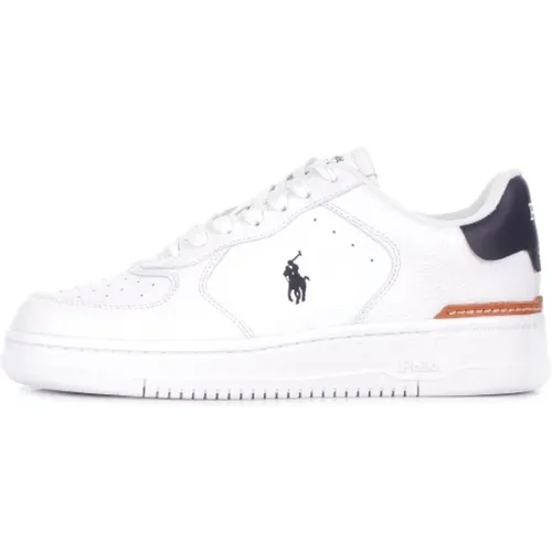 Masters Leder Sneakers , Herren, Größe: 41 EU - Ralph Lauren - Modalova