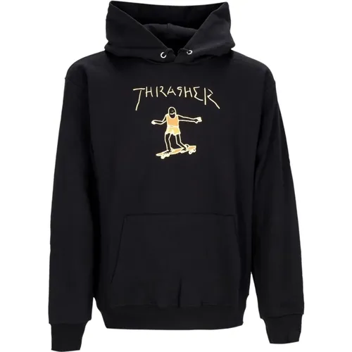 Brown Hoodie Long Sleeve Sweatshirt , male, Sizes: M, L, S - Thrasher - Modalova