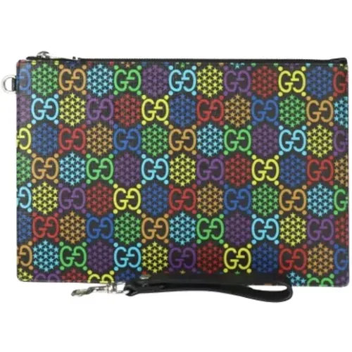 Pre-owned Canvas clutches , female, Sizes: ONE SIZE - Gucci Vintage - Modalova