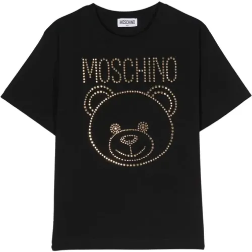 Schwarzes Maxi T-Shirt Moschino - Moschino - Modalova