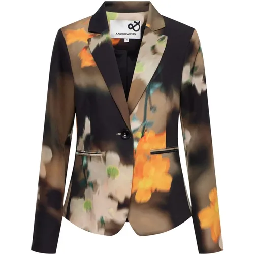 Kopenhagen Blumen Blazer &Co Woman - &Co Woman - Modalova