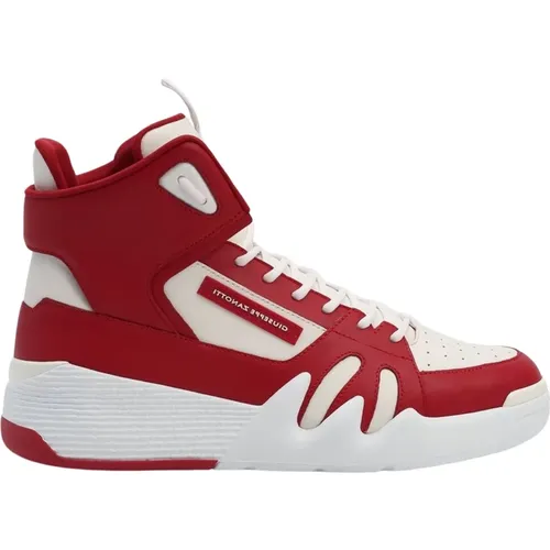 High-Top Sneakers , male, Sizes: 9 UK, 7 1/2 UK, 6 1/2 UK, 8 UK - giuseppe zanotti - Modalova