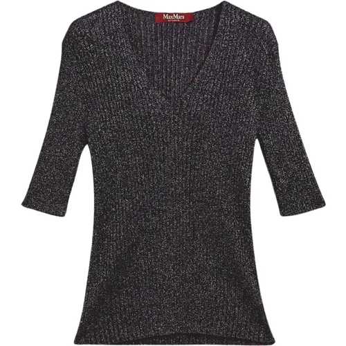 Mesh Cardigan , female, Sizes: L - Max Mara - Modalova