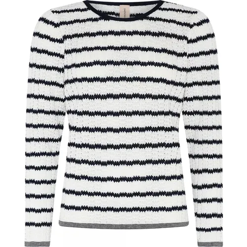 Clic Striped Pullover Sweater , female, Sizes: 2XL, L, S, XL - Skovhuus - Modalova