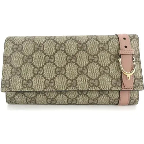 Pre-owned Canvas wallets , female, Sizes: ONE SIZE - Gucci Vintage - Modalova