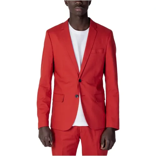 Roter Einfacher Knopfblazer - Antony Morato - Modalova