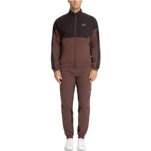 Multicolour Tracksuit with Drawstring Closure , male, Sizes: M - Emporio Armani EA7 - Modalova