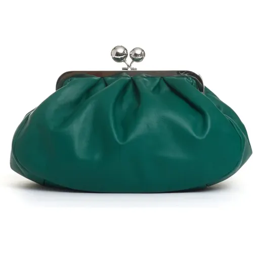 Leather Mini Bag , female, Sizes: ONE SIZE - Max Mara Weekend - Modalova