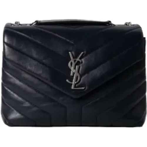 Pre-owned Leather shoulder-bags , female, Sizes: ONE SIZE - Yves Saint Laurent Vintage - Modalova