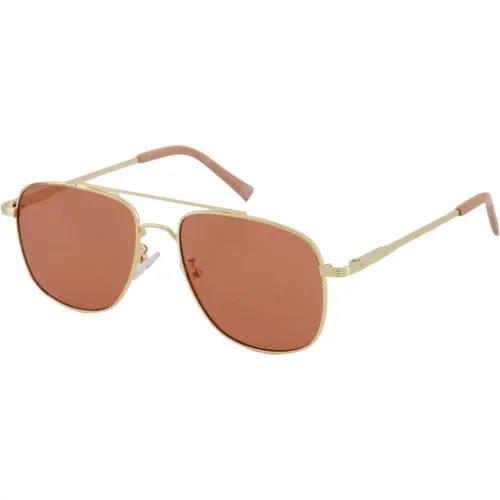 Pilot 'The Charmer' Sunglasses /Bright Gold , unisex, Sizes: M/L - Le Specs - Modalova