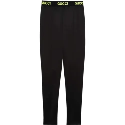 Logo-print waistband leggings , female, Sizes: S - Gucci - Modalova