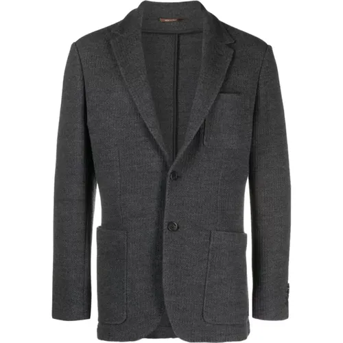 Ribbed Wool Jacket , male, Sizes: 3XL, XL - Canali - Modalova
