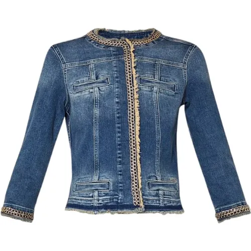 Denim Jacket , female, Sizes: S, L, M - Liu Jo - Modalova