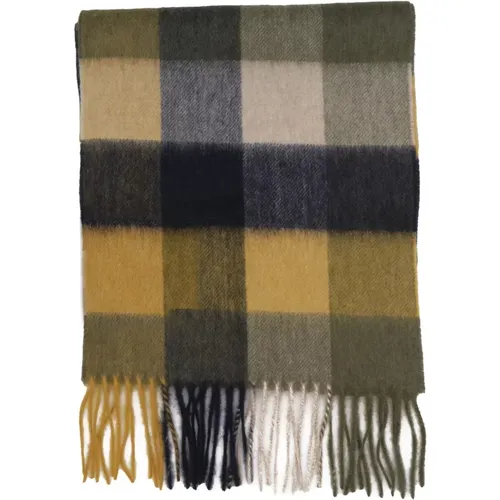 Large Tattersall Scarf , male, Sizes: ONE SIZE - Barbour - Modalova