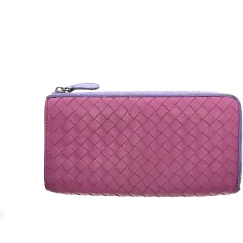 Pre-owned Leather wallets , female, Sizes: ONE SIZE - Bottega Veneta Vintage - Modalova