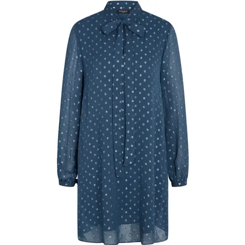 Indisches Teal Polka Dot Kleid - Bruuns Bazaar - Modalova