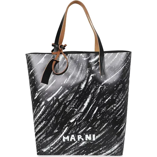 Schwarze Shopper Tasche für Frauen - Marni - Modalova