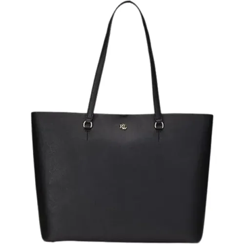 Leather Karly Tote Bag , female, Sizes: ONE SIZE - Ralph Lauren - Modalova