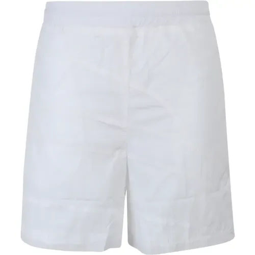 Weiße Nylon-Shorts mit Kordelzug Aw23 - Drole de Monsieur - Modalova