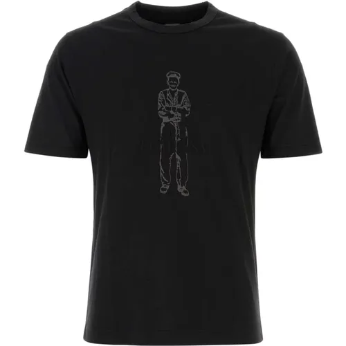 T-Shirts , Herren, Größe: L - C.P. Company - Modalova