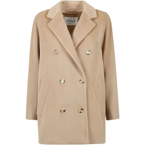 Short Camel Coat , female, Sizes: S - Max Mara - Modalova