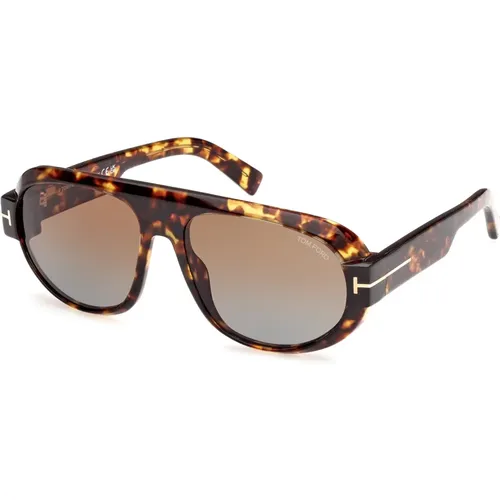 Blake-02 Sunglasses Brown Gradient Lens , male, Sizes: 59 MM - Tom Ford - Modalova