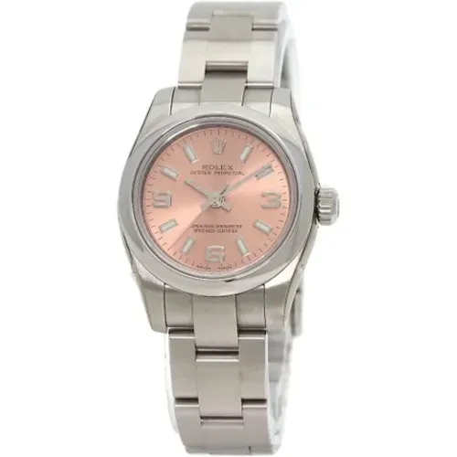 Pre-owned Stainless Steel watches , female, Sizes: ONE SIZE - Rolex Vintage - Modalova