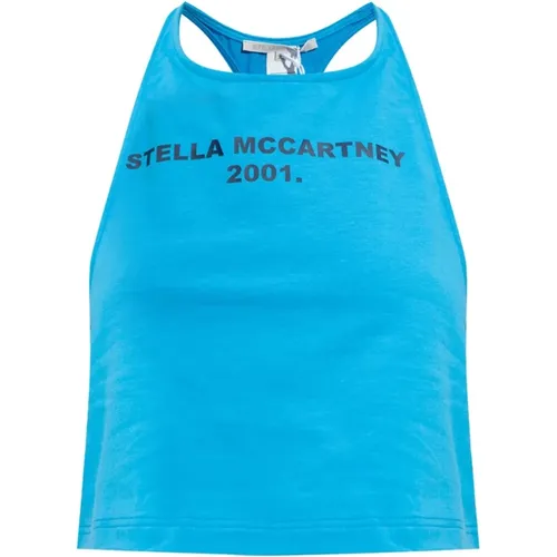 Top mit Logo , Damen, Größe: S - Stella Mccartney - Modalova