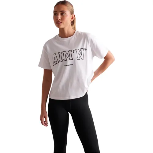 T-Shirts , Damen, Größe: XL - Aim'n - Modalova