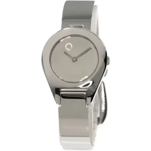 Pre-owned Silver Stainless Steel Gucci Watch , female, Sizes: ONE SIZE - Gucci Vintage - Modalova