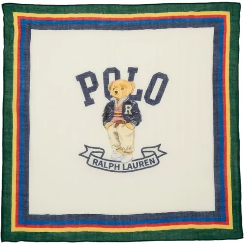 Bear Polo Scarf Elegant Wool , female, Sizes: ONE SIZE - Ralph Lauren - Modalova