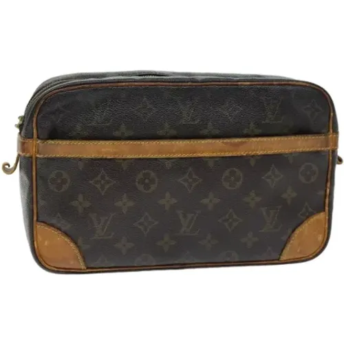 Pre-owned Canvas clutches , female, Sizes: ONE SIZE - Louis Vuitton Vintage - Modalova