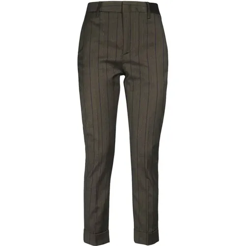 Gestreifte Slim Fit Hose Dondup - Dondup - Modalova