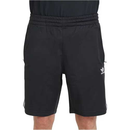 Schwarze Adicolor Firebird Shorts - adidas Originals - Modalova