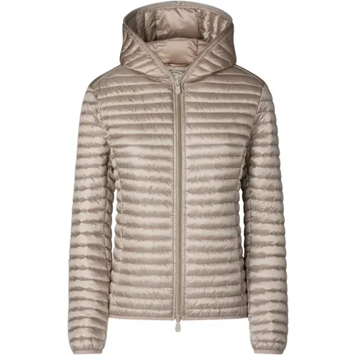 Quilted Down Jacket Ss23 , female, Sizes: L, 2XL - Save The Duck - Modalova