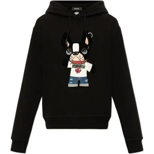 Sweatshirt mit Logo , Herren, Größe: L - Dsquared2 - Modalova