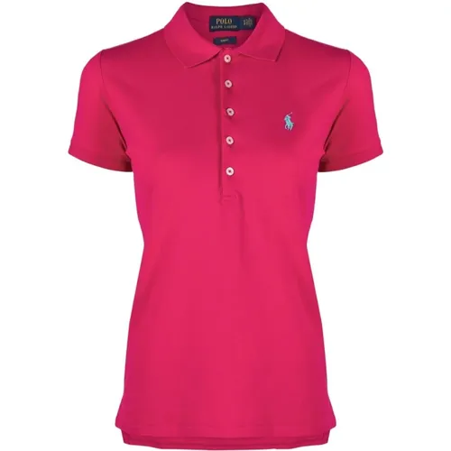 Sky Stilvolles Polo-Shirt , Damen, Größe: XL - Polo Ralph Lauren - Modalova