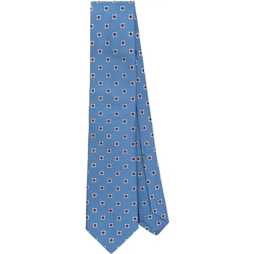 Clear Silk Jacquard Tie , male, Sizes: ONE SIZE - Borrelli - Modalova