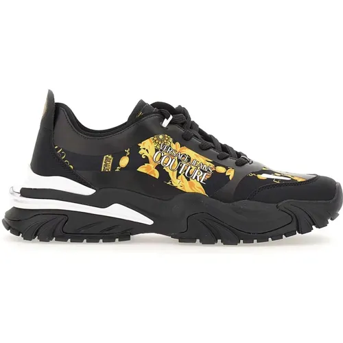 Schwarze Sneakers - Versace Jeans Couture - Modalova