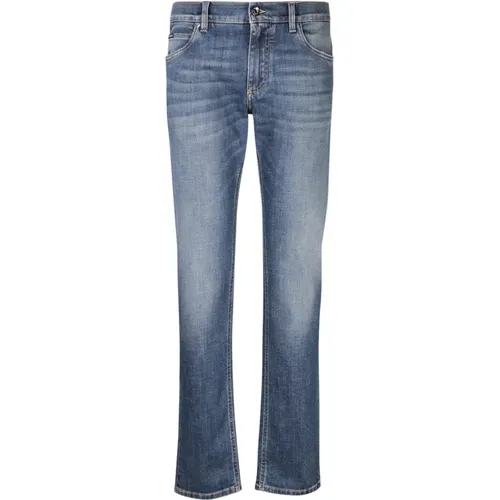 Slim-Fit Jeans , male, Sizes: L, XS - Dolce & Gabbana - Modalova